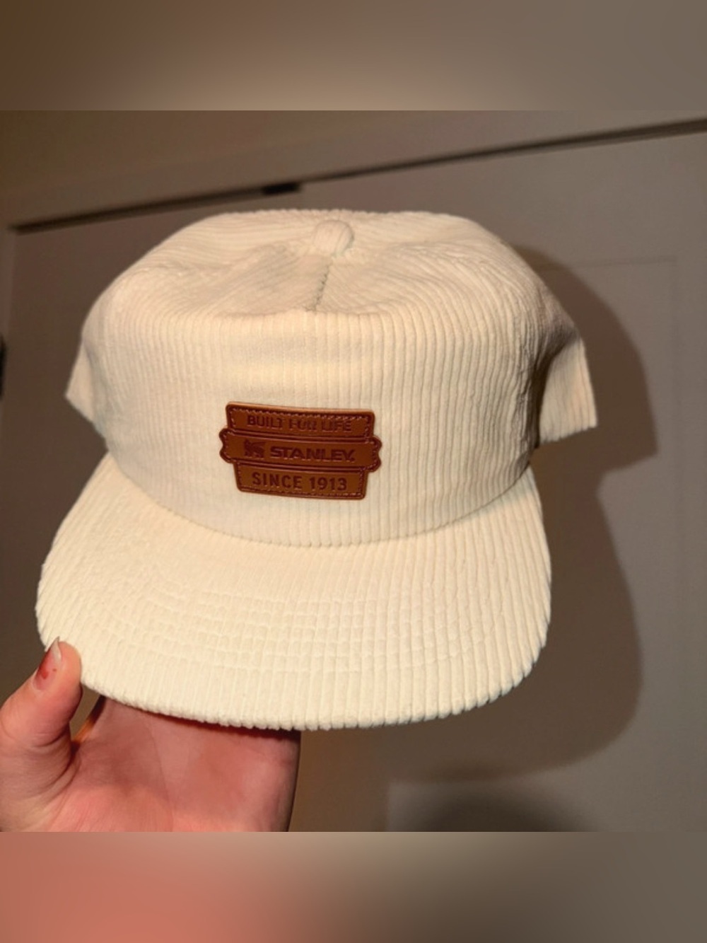 NWT- unisex one size 
Stanley Cream Corduroy Cap – Built for Life construction